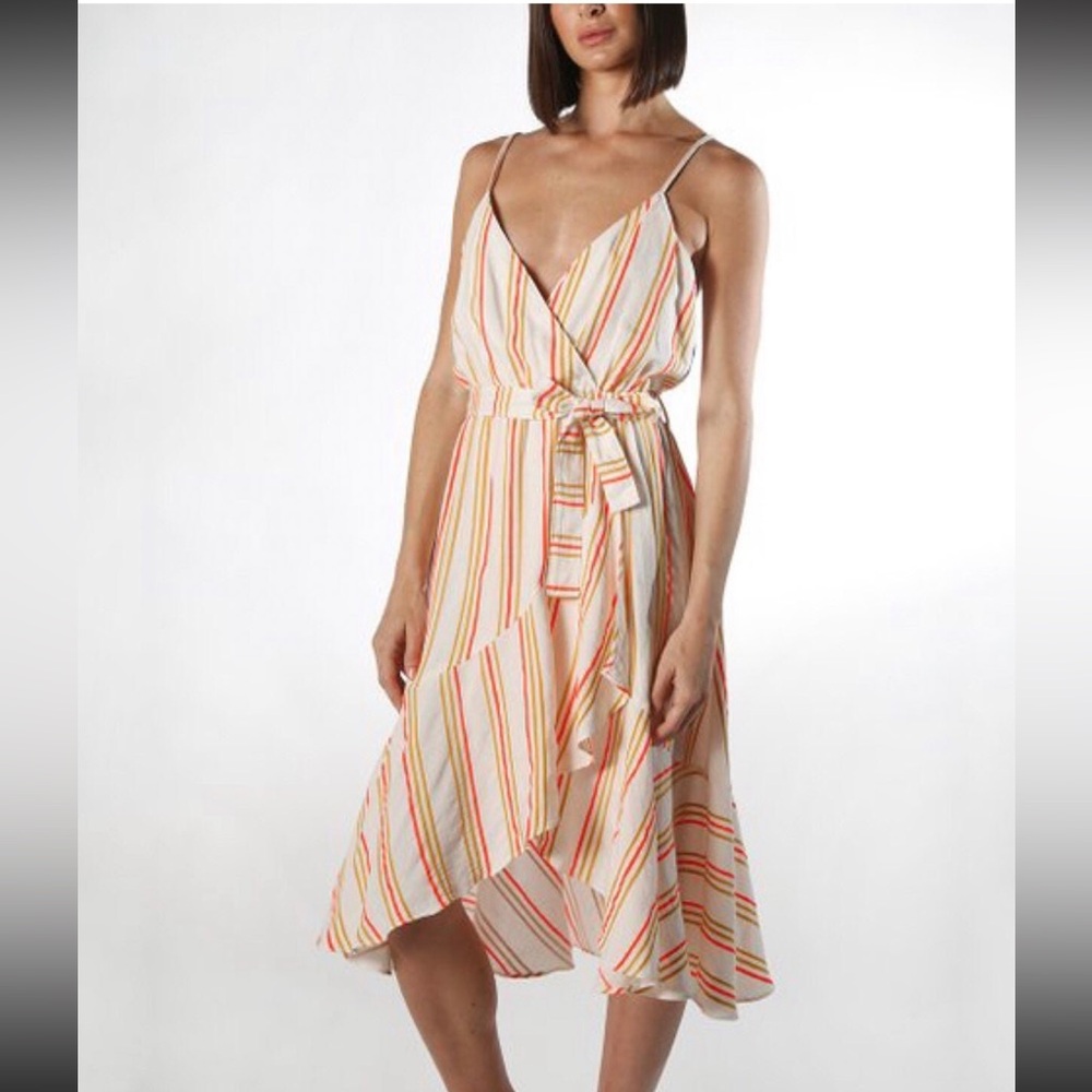 Kendall + Kylie Neon Stripes  Dress XS 0/2